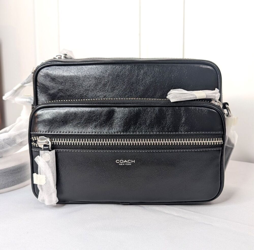 Coach Dakota Crossbody CDS83 - Black Leather, Unisex, NWT